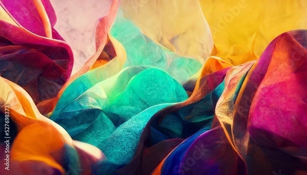 Fototapeta Elegant abstract background. 3d abstract wavy background.