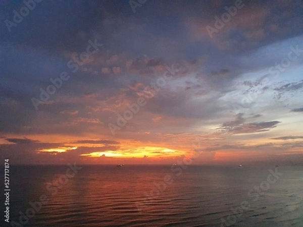 Obraz sunset over the sea