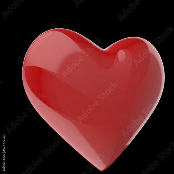 Fototapeta Heart 3D rendering 