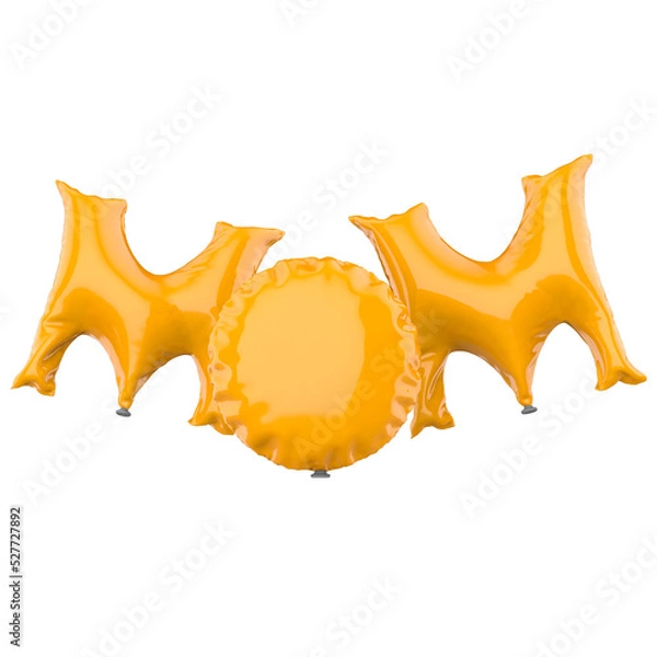 Fototapeta Text mothers day for composition 3d render