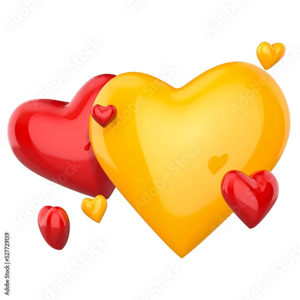 Fototapeta Heart 3D rendering 