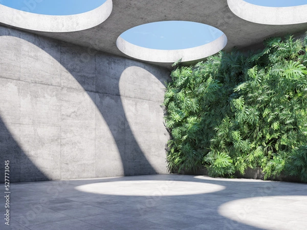 Obraz Architectural design of modern hall