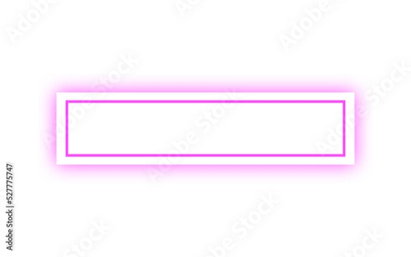 Obraz neon rectangle tag
