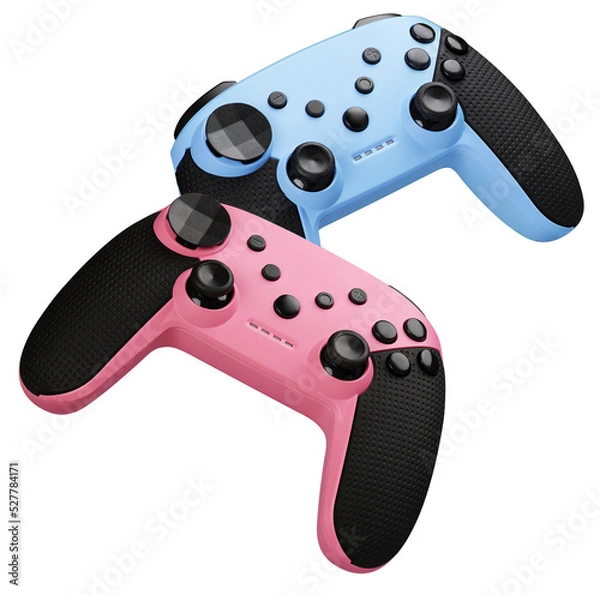 Fototapeta two video game controllers