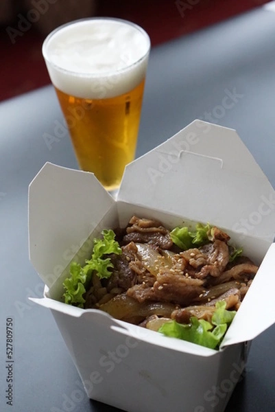 Fototapeta 焼肉丼