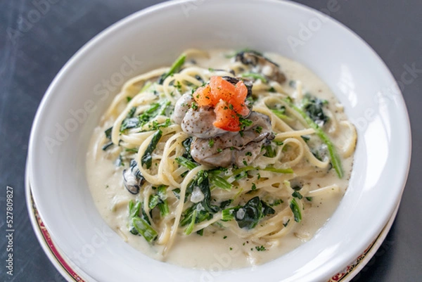 Fototapeta クリームパスタ