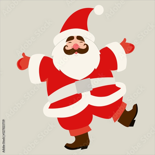 Obraz cartoon santa claus