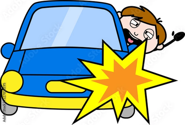 Obraz cartoon child vector illustration with 2d 