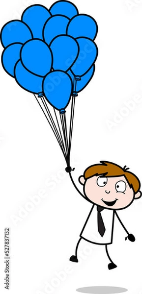 Obraz child with balloons