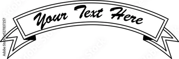 Obraz black and white stamp with text