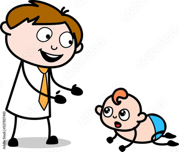 Obraz child playing with a another child