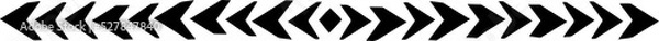 Fototapeta geometrical design elements in native american style, hand drawn