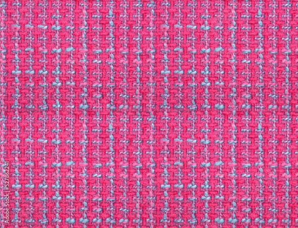Obraz pink tweed real fabric texture seamless pattern      