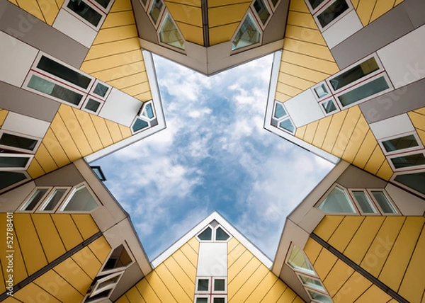 Obraz Architektura w Rotterdamie