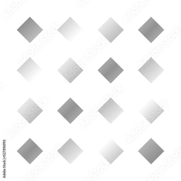 Obraz silver shape pattern
