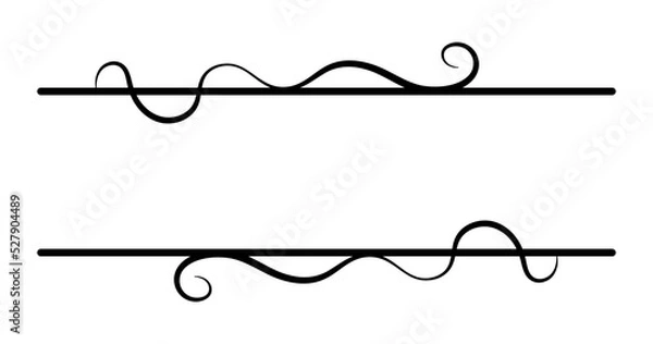 Obraz swirl monogram border frame
