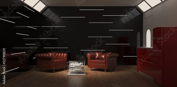 Fototapeta interior garaje