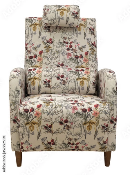 Obraz Armchair isolated on white background. Including clipping path