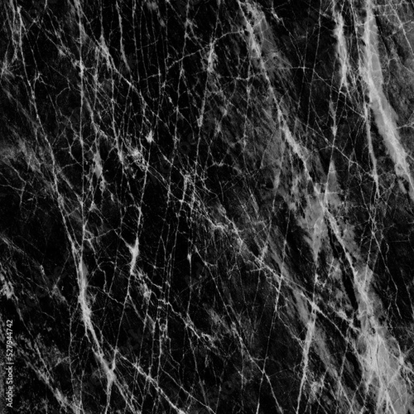 Obraz Black marble natural pattern for background, abstract natural marble black and white