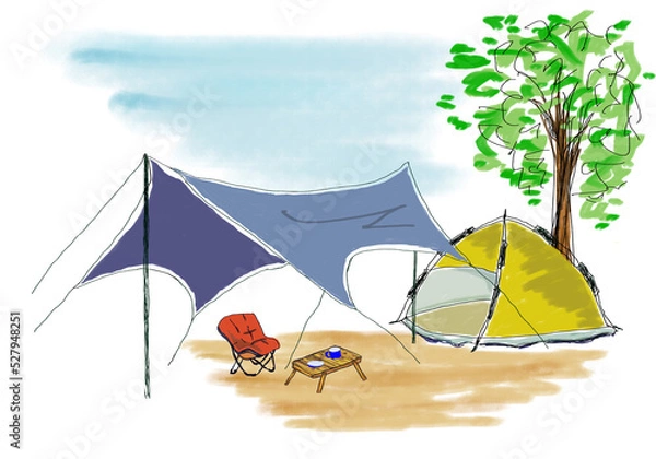 Obraz キャンプ