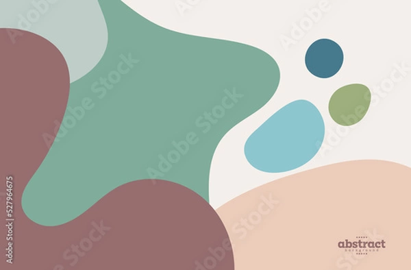 Fototapeta fluid shape with layer of color stylish biology data technology theme background can be use for advertisement poster banner product package design vector eps.
