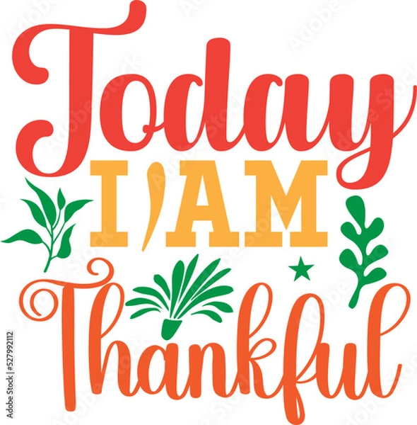 Obraz Thanksgiving svg design cut files