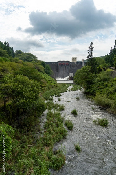 Obraz ダムの放流