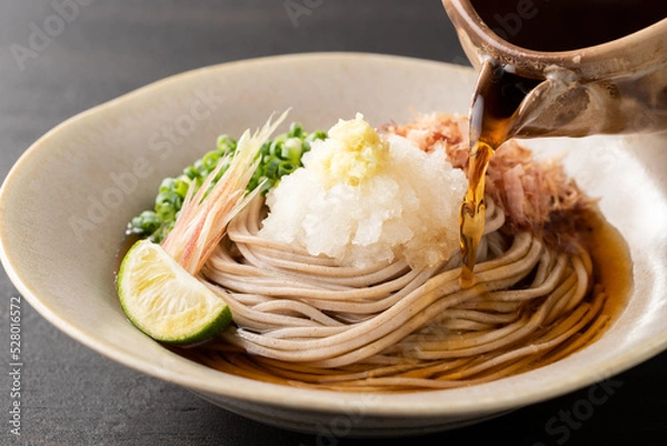 Obraz 夏の冷しぶっかけ蕎麦