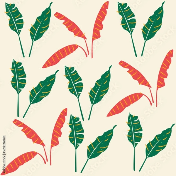Obraz seamless pattern with leaves
