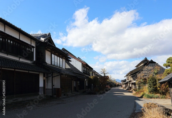 Fototapeta 海野宿　宿場町風景