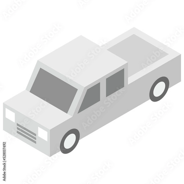 Obraz Isometric truck car