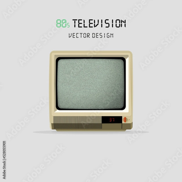 Obraz 80s Television Vector Design