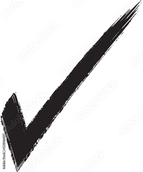 Obraz Check Mark Brush Stroke