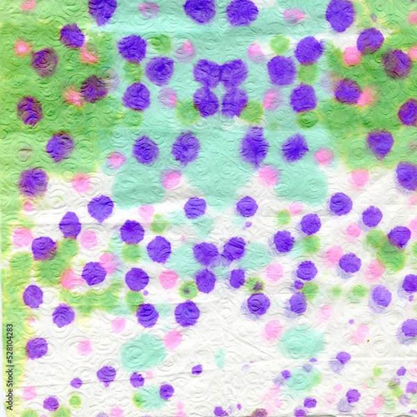 Obraz isolated watercolor background colorful bright element