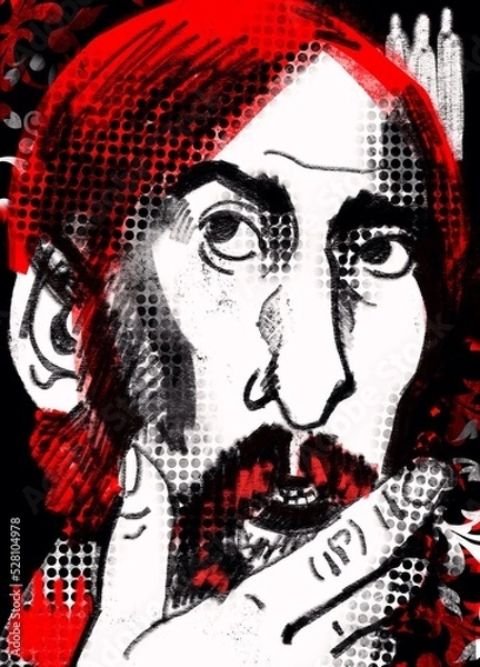 Obraz person in a mask