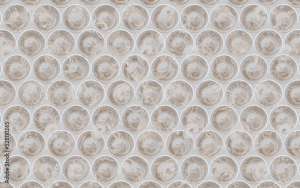 Obraz white marble texture seamless pattern with circles pattern graphic art design wallpaper 