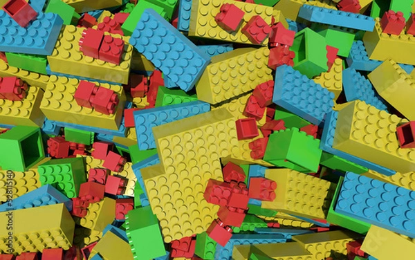 Fototapeta colorful blocks blocks cubes graphic design art pattern texture wallpaper background