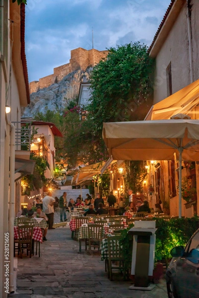 Obraz Street view of Athens