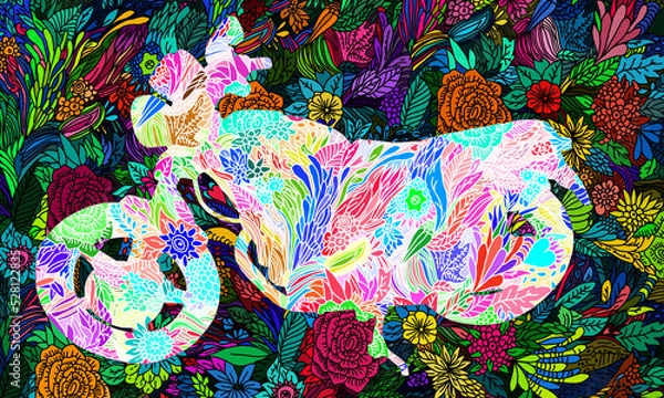Obraz Flower & Motorcycle Series 1