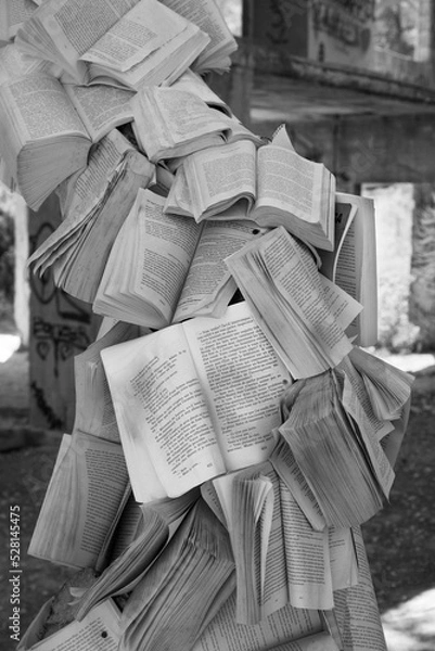 Fototapeta albero di libri