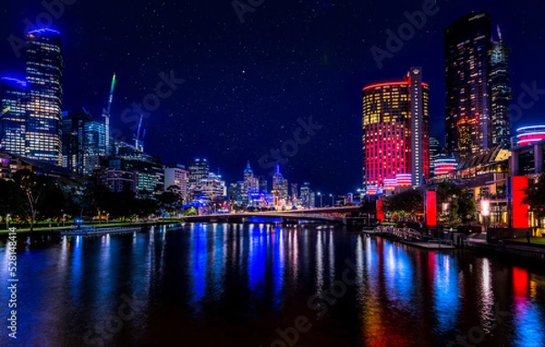 Obraz Melbourne at night