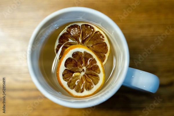 Fototapeta Tea with Lemon Slice