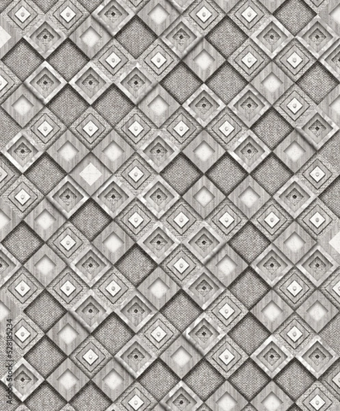 Obraz texture squares. Aesthetic modern seamless pattern for print with abstract pattern.