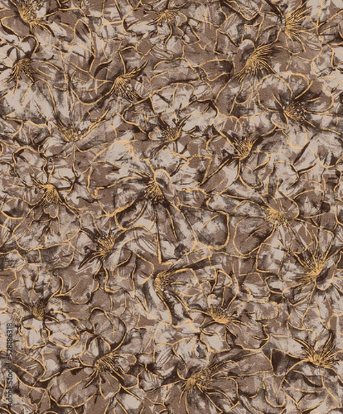 Obraz flowers abstraction. floral elements drawn repeating background. Artistic background.
Floral brush strokes seamless pattern background for fashion prints, graphics, backgrounds and crafts