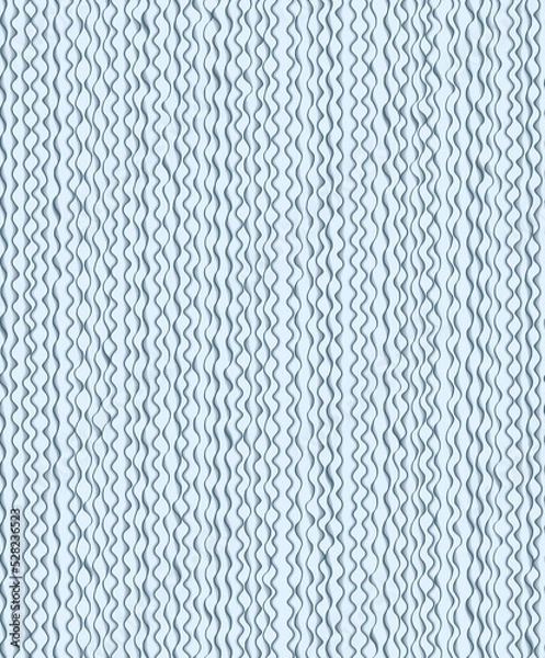 Obraz Corrugated board for packaging. abstract line background with wavy lines. Stack of industrial paper