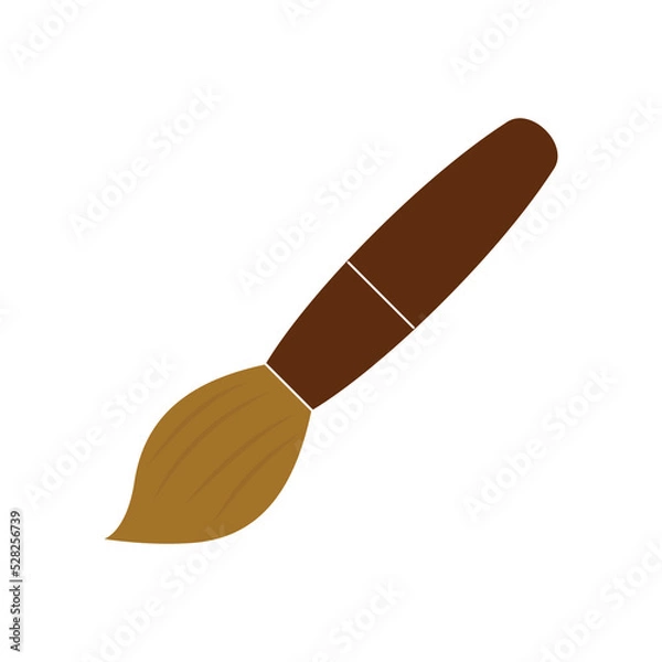 Obraz Palette brush simple vector icon
