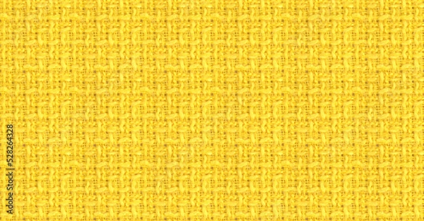 Fototapeta real woven yellow fabric texture seamless pattern     