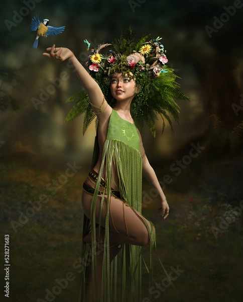 Obraz Summer Fairy, 3D CG