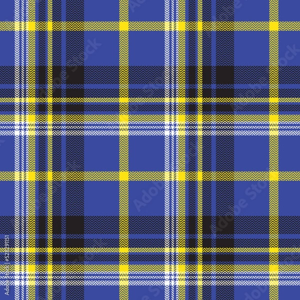Fototapeta Check plaid seamless pattern.