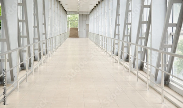 Fototapeta Corridor in modern business center